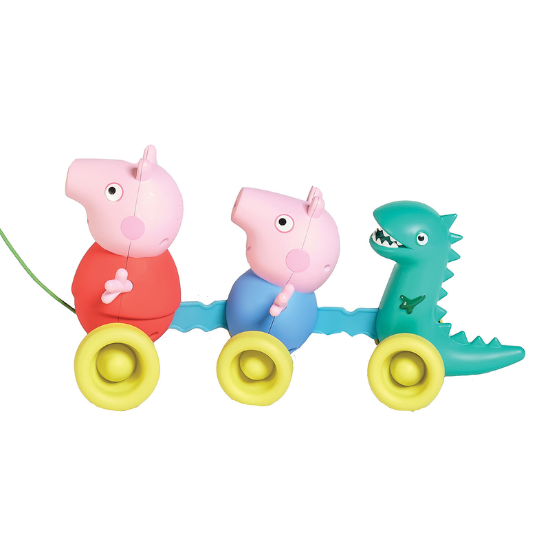As tomy toomies baby toddler toy pull along peppa for 18+ months 73527, , medium-null