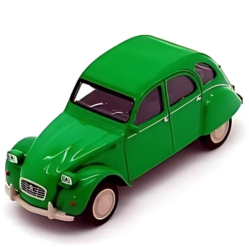 Norev 1/64 1979 citroën 2cv 6 spécial, bamboo green, , medium-null