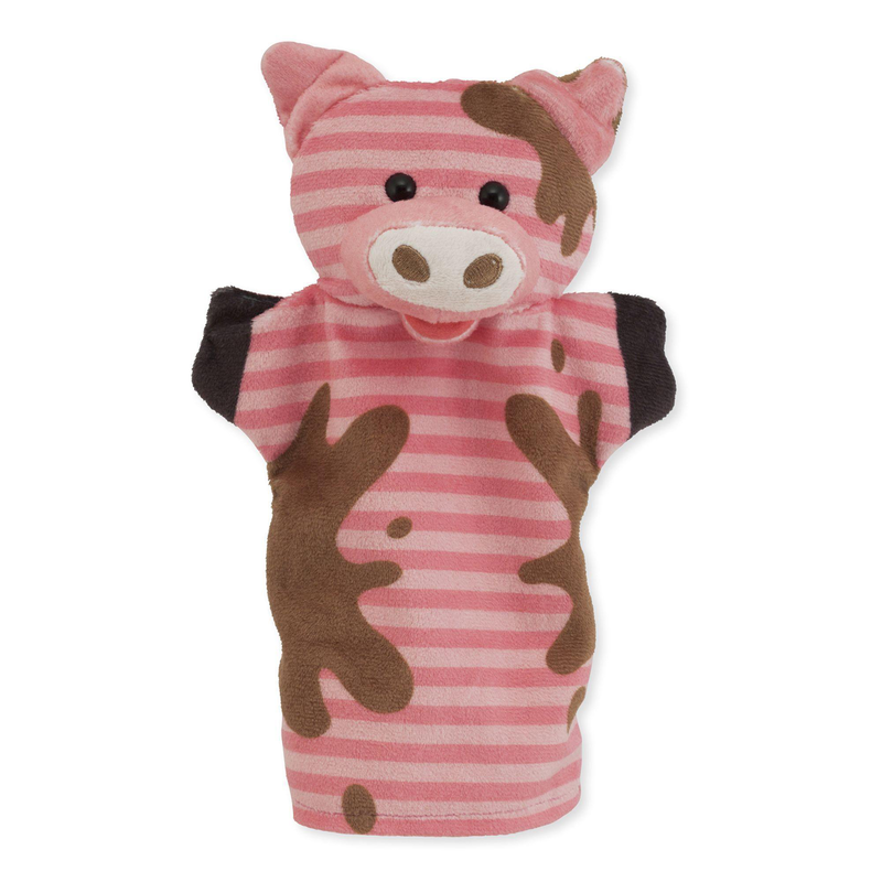 Product image: Melissa & doug farm friends hand puppets (set of 4), , medium-null