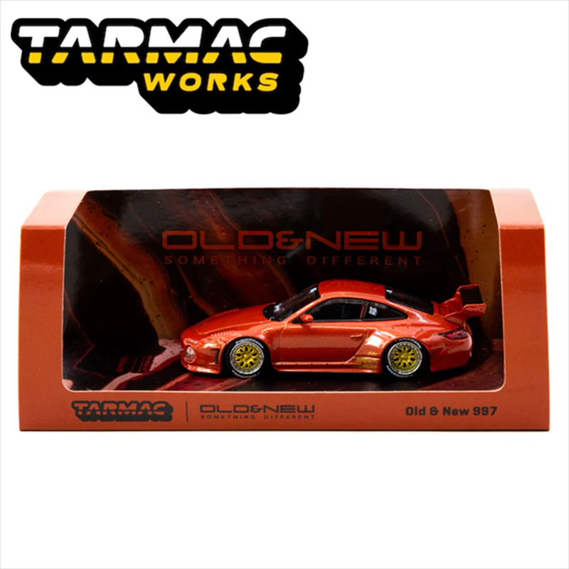 Tarmac 1/64 porsche old new 997, red metallic, , medium image number null