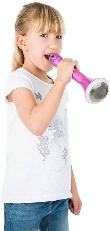 Product image: Mi-mic karaoke microphone speaker with wireless bluetooth and led lights, black, , medium-null