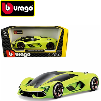 Bburago 1/24 2019 lamborghini terzo millennio, lime green, , medium