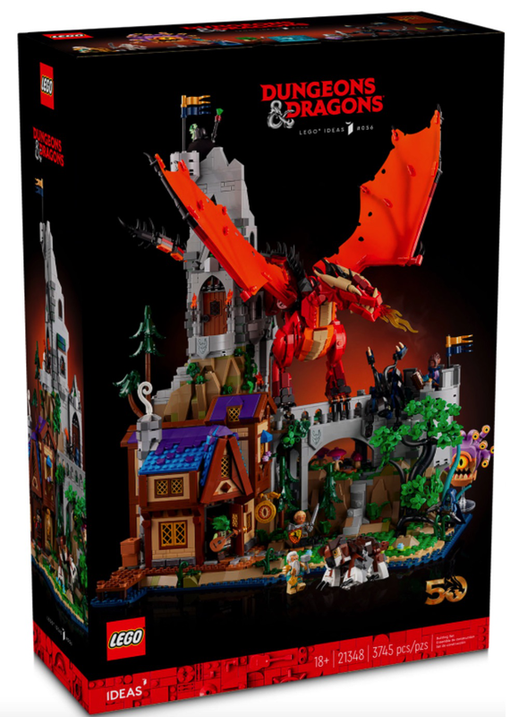 Lego ideas 21348 dungeons & dragons: red dragon's tale, , medium-null