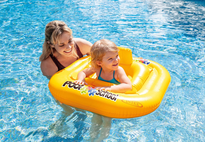 Baby float pool school deluxe, , medium
