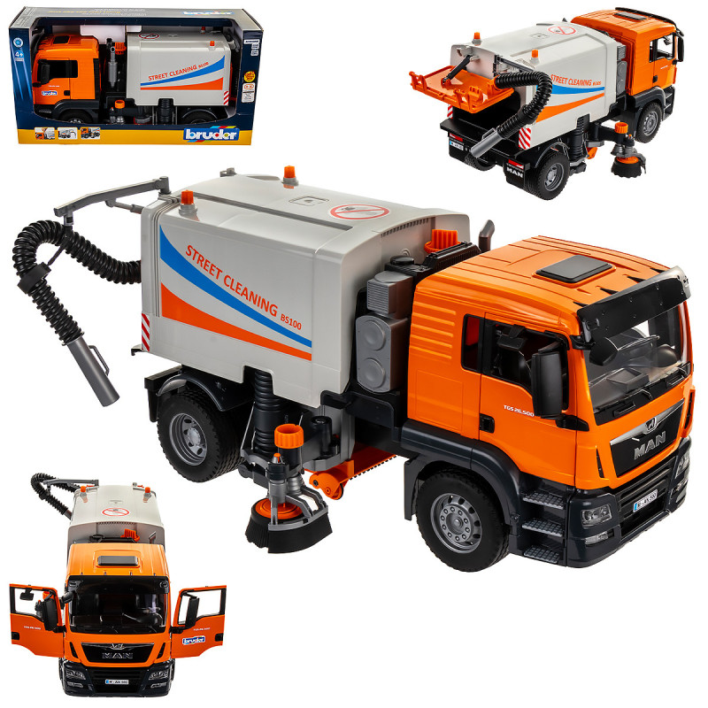 Bruder 03780 man tgs street sweeper, , medium image number null