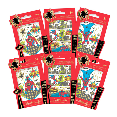 Great pretenders superhero tattoo single - assorted, , medium