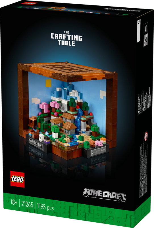 Lego minecraft the crafting table 21265 for ages 18+ 1195pcs, , medium-null