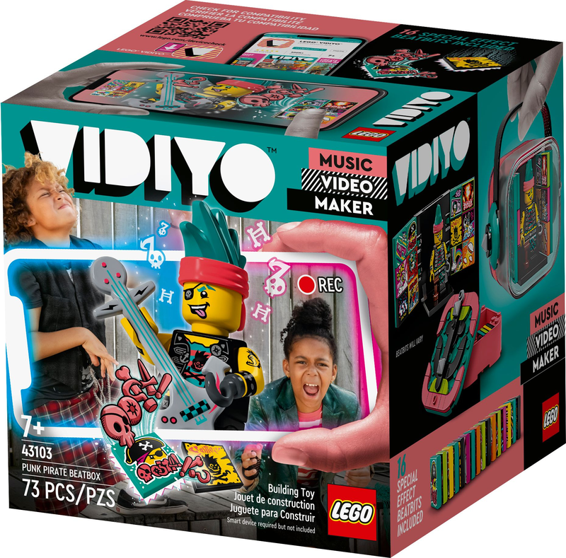 Lego vidiyo punk pirate beatbox 43103 for ages 7+ 73pcs, , medium-null