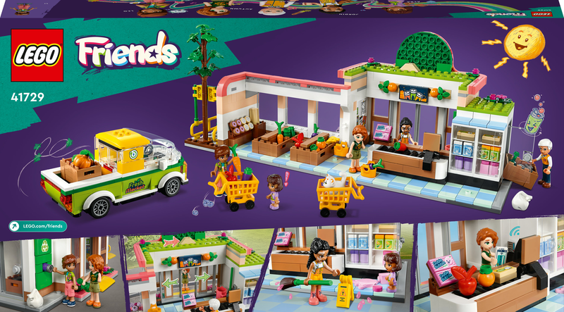 Lego friends organic grocery store 41729 for ages 8+ 830pcs, , medium-null