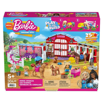 Mega bloks barbie horse stables hdj87, , medium