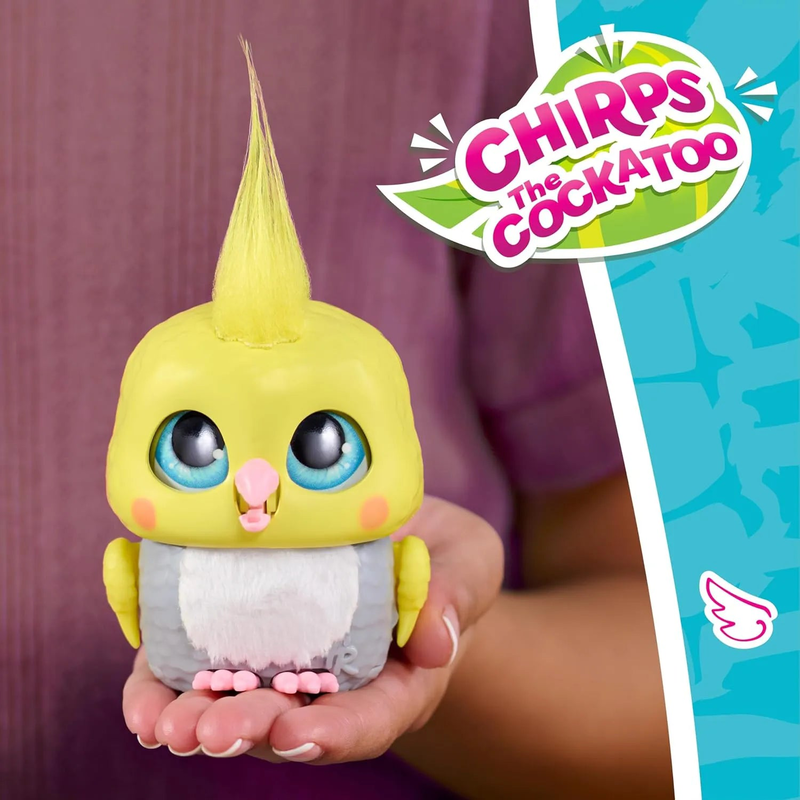 Furreal handfuls interactive pet - chirps the cockatoo, , medium-null