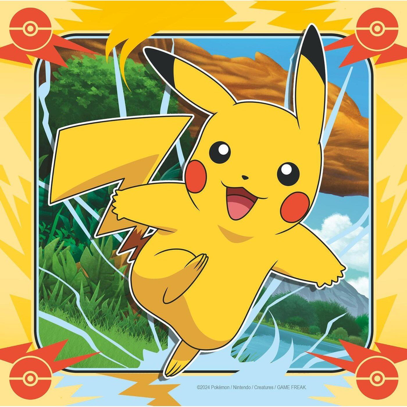 Product image: Ravensburger παζλ 3×49 τεμ. Pokemon pikatchu 12004062, , medium-null