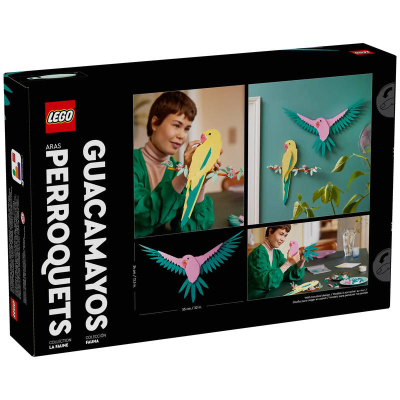 Lego art 31211 the fauna collection – macaw parrots, , medium image number null