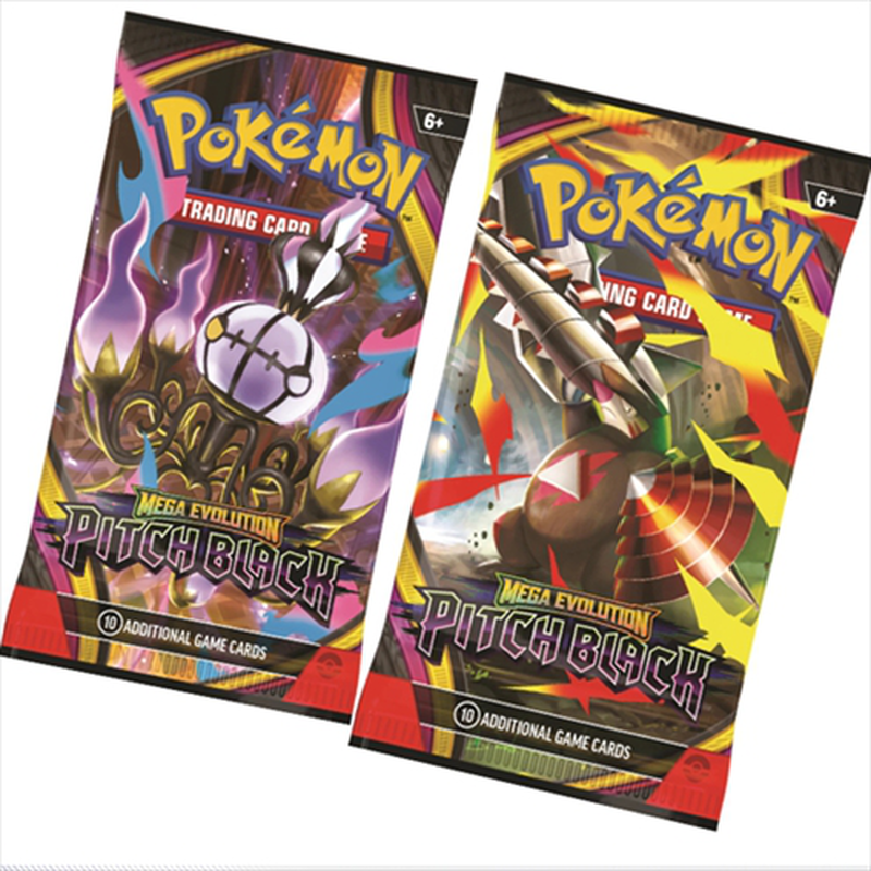 Pkm - pokemon - me05 mega evolution 05 pitch black - booster pack, , medium-null