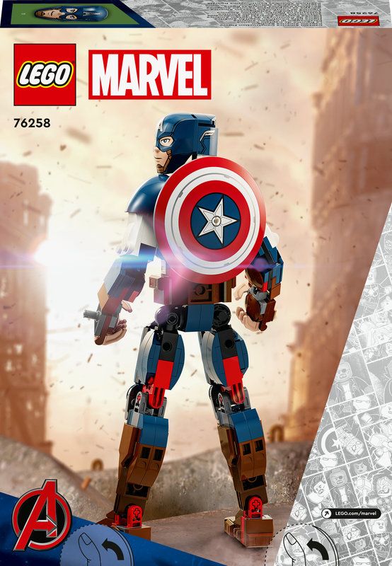 Lego marvel captain america construction figure 76258 for ages 8+ 310pcs, , medium-null