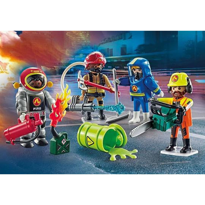 Playmobil 71468 action heroes - my figures fire brigade, , medium-null