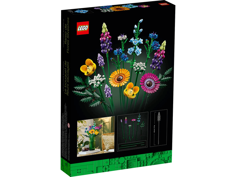 Lego botanical wildflower bouquet 10313 για ηλικίες 18+ 939τμχ, , medium-null