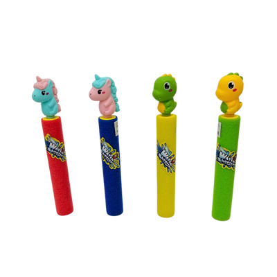 Water foam gun animals 3.5x31cm (random selection of colour), , medium