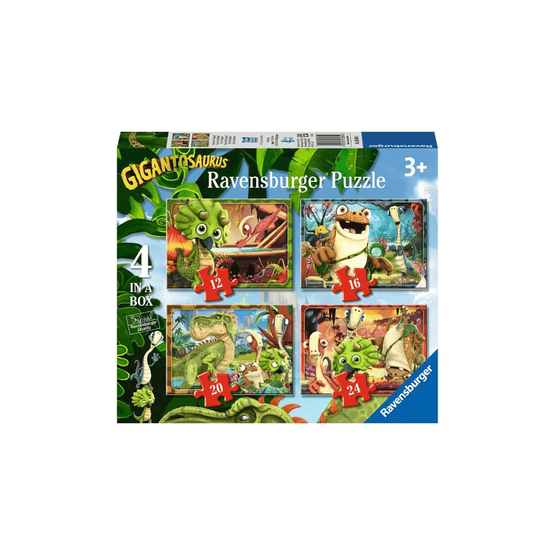 Product image: Gigantosaurus 4 in a box puzzles, , medium-null