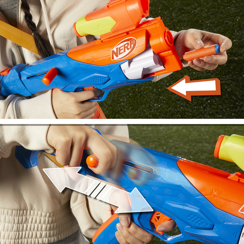 Product image: Nerf n series gear up pack blaster combination & 18 darts f8633 8y+, , medium-null