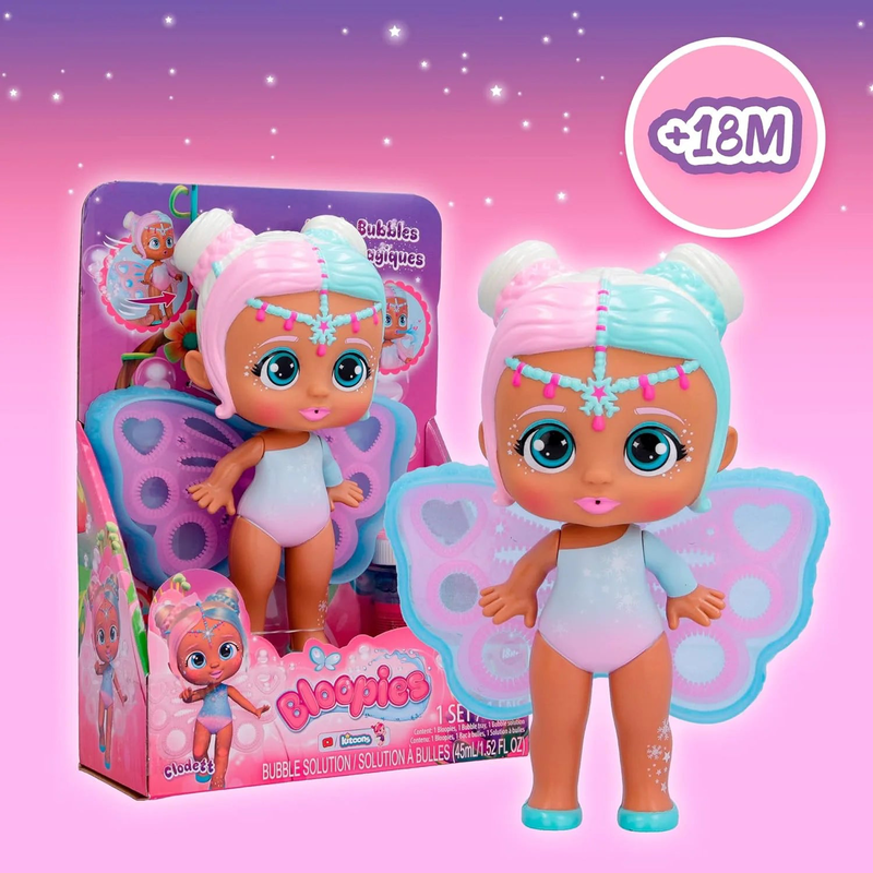 Bloopies magic bubbles doll clodett, , medium image number null