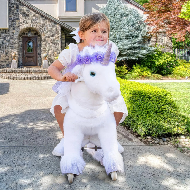 Ponycycle walking ride-on premium model x - purple, , medium-null