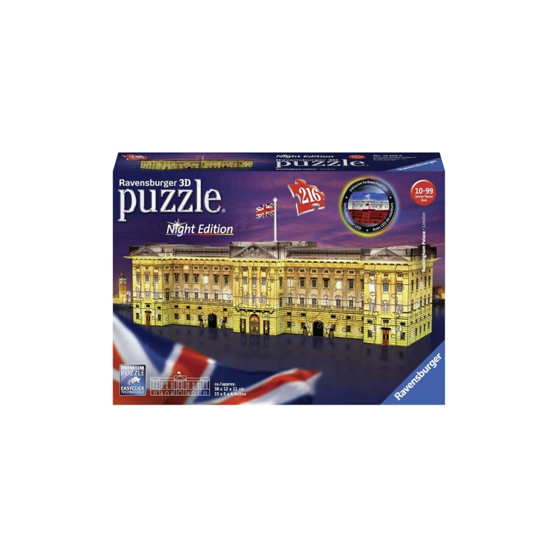 Night edition 3d puzzle buckingham palace 216pcs, , medium-null