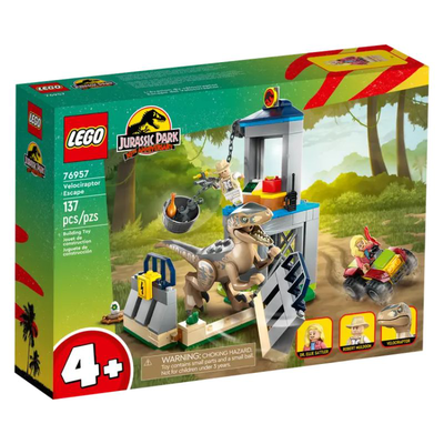 Lego 76957 jurassic world - velociraptor escape, , medium