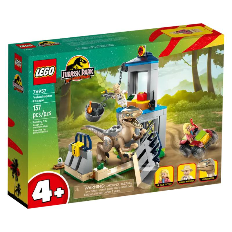 Product image: Lego 76957 jurassic world - velociraptor escape, , medium-null