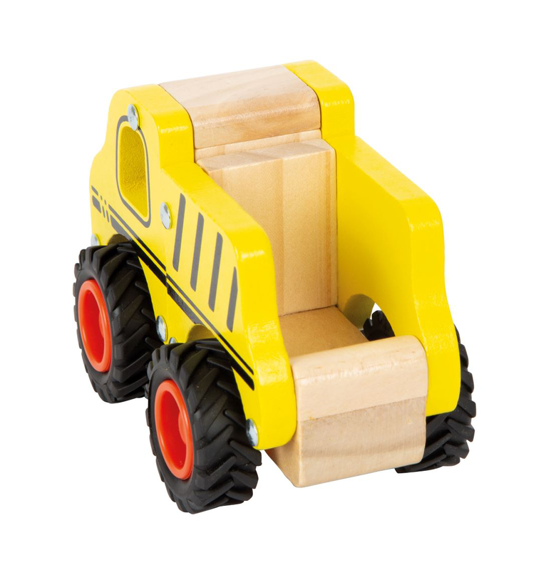 Small foot  wooden construction site vehicle, , medium-null