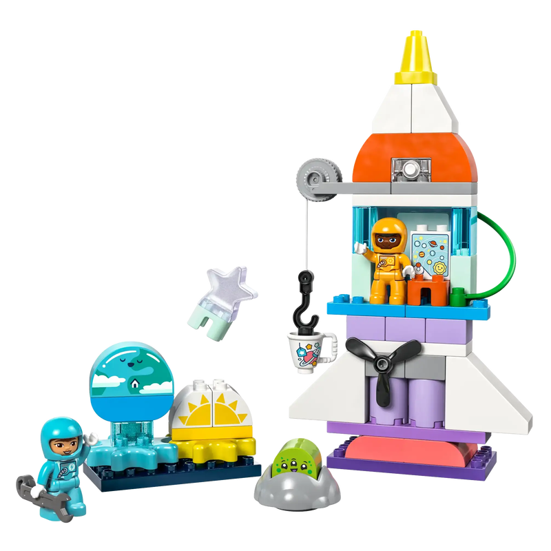 Lego duplo 10422 3-in-1 space shuttle for many adventures image number null