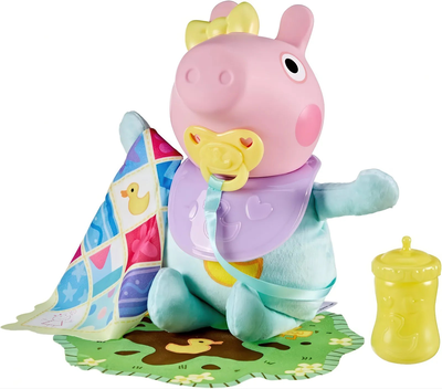 Peppa pig oinks and snuggles evie interactive baby doll, , medium