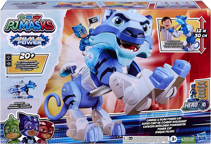 Product image: Pj masks animal power charge and roar power interactive cat, , medium-null