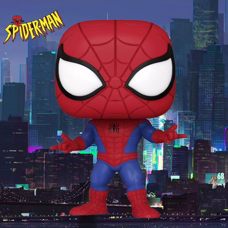 Funko pop! Marvel: animated spider-man - spider-man (exclusive), , medium-null