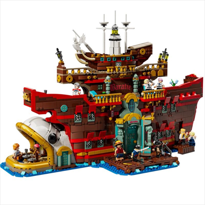 Lego one piece the baratie floating restaurant 75640 for ages 16+ 3402pcs, , medium-null