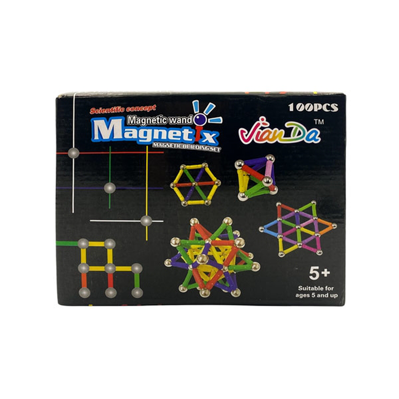 Μαγνητικό παιχνίδι κατασκευών magnetic wand 100 κομμάτια, , medium image number null