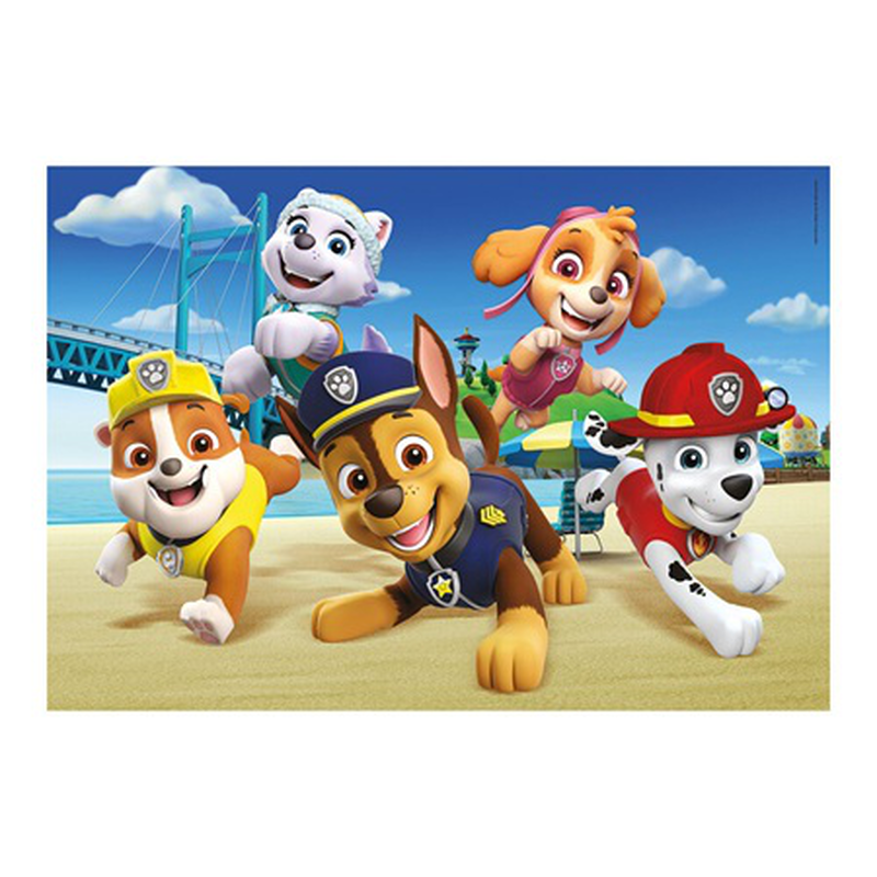 As clementoni kids puzzle maxi supercolor nickelodeon paw patrol 60 pcs 4y+ 26591, , medium-null