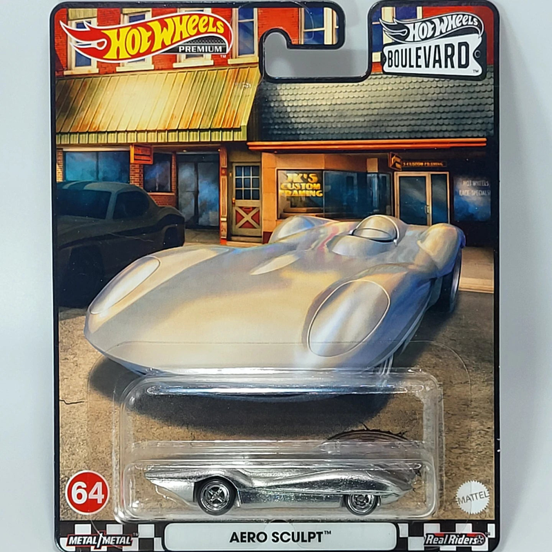 Product image: Hotwheels premium boulevard aero sculpt #64 diecast model, , medium-null