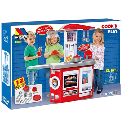 Molto cook n play electronic childrens kitchen 18150, , medium