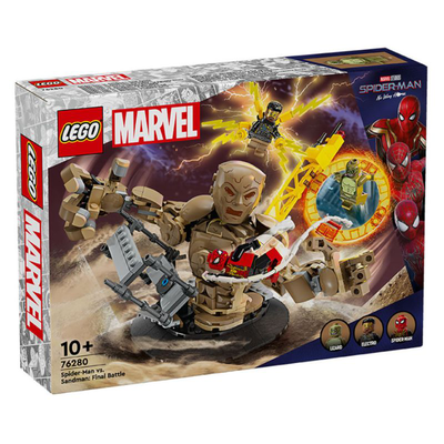 Lego 76280 marvel - spider-man vs. Sandman: final battle, , medium