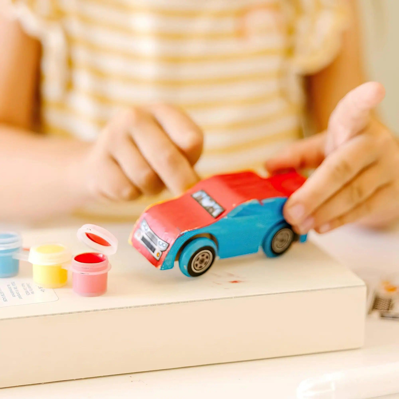 Buy Melissa doug created by me Race car wooden craft kit Jinius