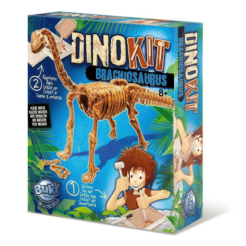 Buki france dino kit brachiosaurus dinosaur fossil digging set, , medium-null