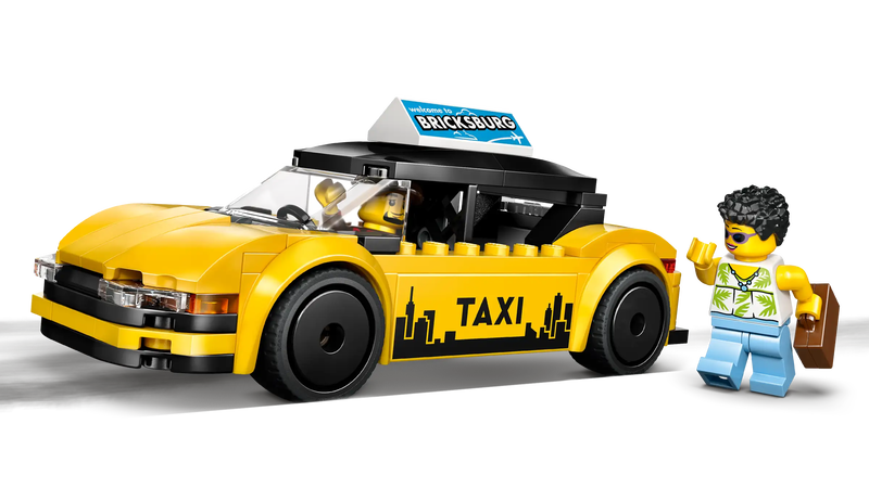 Lego city 60487 yellow taxi, , medium-null