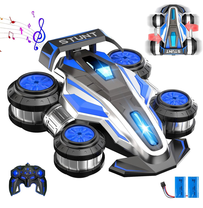 Rolling rc drifting stunt car with lights, , medium image number null