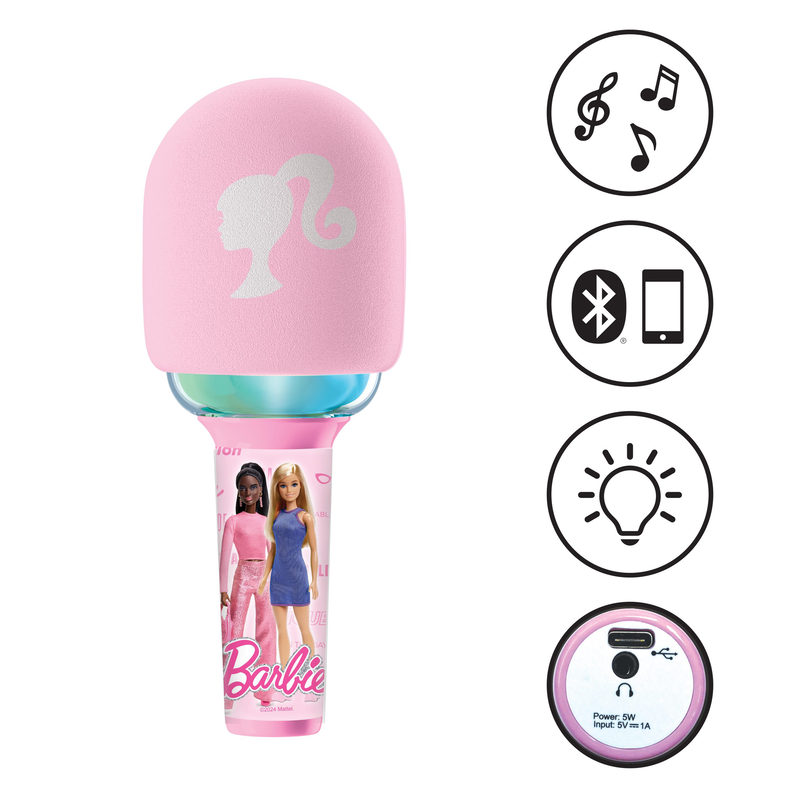 Barbie bluetooth/wireless karaoke microphone, , medium-null