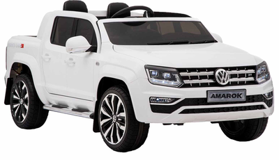 Volkswagen amarok- 4x4 pickup truck dmd-298 kids electric ride on car | 12v battery-29443, White, medium