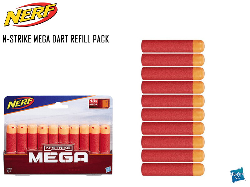 Product image: Nerf official 10 dart mega refill pack for nerf, , medium-null