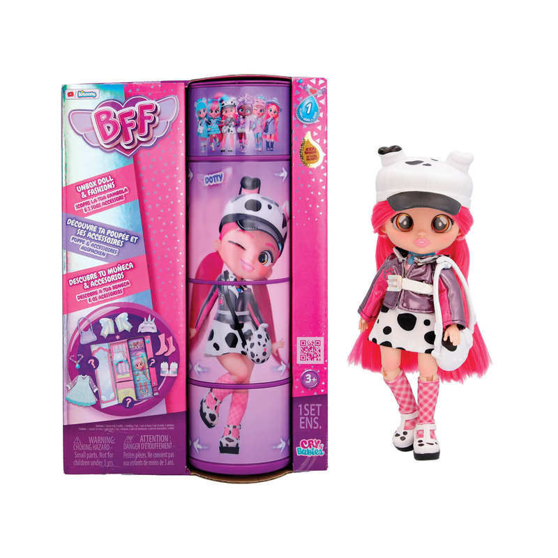 As cry babies fashion doll  bbf series 1 84346 3y+ 1pc random selection, , medium image number null