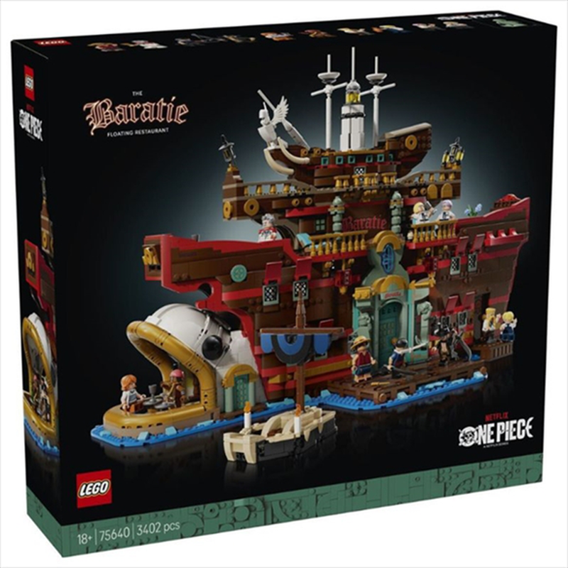 Lego one piece the baratie floating restaurant 75640 for ages 16+ 3402pcs, , medium-null