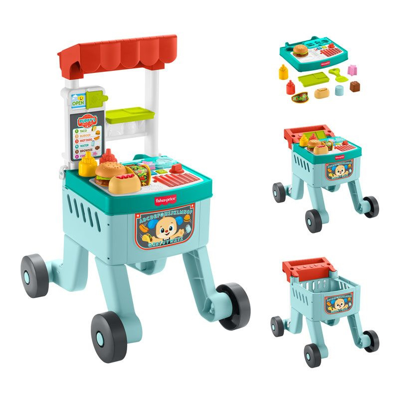 Fisher-price laugh  learn 4-in-1 snack cart walker jlm95, , medium-null